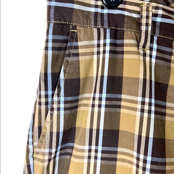 Men’s Flat Front Plaid Shorts by Blue Size 34 - Picture 6 of 10